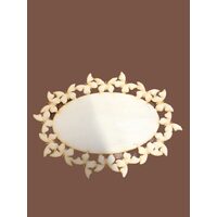 Placa ovala cu fluturi 30cm - C-ART