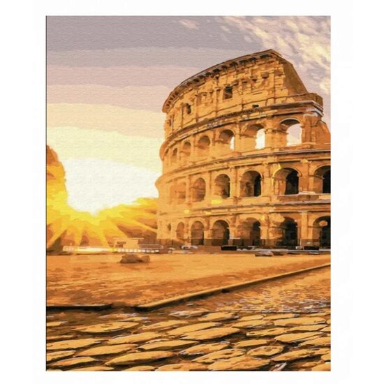 GX34189 Set pictura pe numere Colloseum at sunrise - P-ART
