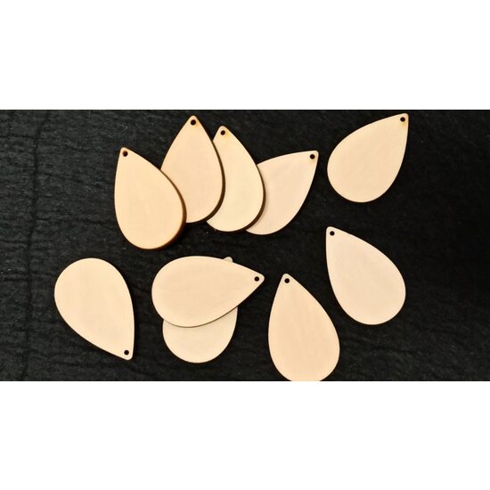 355417 Set 10 buc pandantive din lemn - ANT-CH
