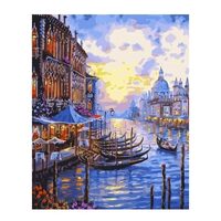 GX30326 Set pictura pe numere Venetian landscape - P-ART