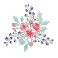 3 - 665083 Set 7 cuttere Thinlits Floral Layers / Straturi florale - Sizzix
