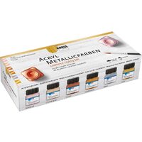77601 - Set 6 x 20 ml culori acrilice metalizate - Glamour Living - Kreul