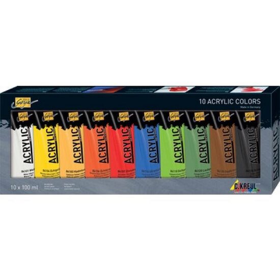 84170 - Set 10 x 100 ml culori acrilice - Kreul