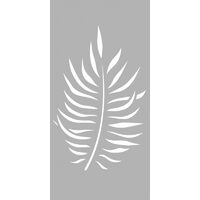 SP19 - Sablon refolosibil pentru pereti - Frunza - 58 x 29 cm - Electro