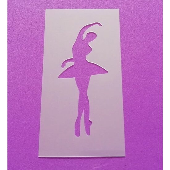 MS091 - Sablon refolosibil - Balerina - Electro