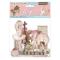 DFLDCP04 - Decupaje asortate din plastic - Passion - Stamperia