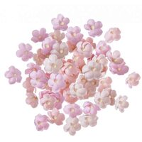 CEKP-069 - Set 60 flori de hartie roz pal - Dp Craft