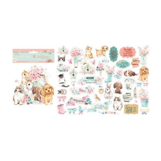 DFLDC29 - Decupaje asortate - Circle of love cats,dogs - Stamperia