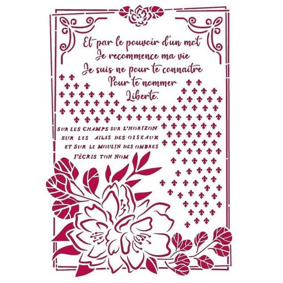 KSG457 - Sablon 21 X 29.7 cm - Stamperia