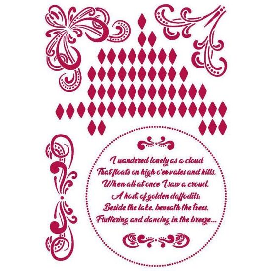 KSG464 - Sablon 21 X 29.7 cm - Stamperia