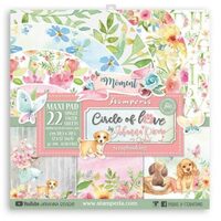 SBBXLB10 - Bloc 22 coli scrapbooking, 30.5x30.5cm, 190gr. - Circle of love Stamperia
