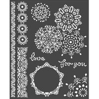 KSTD068 - Sablon 20x25x0.2mm gosime - Stamperia