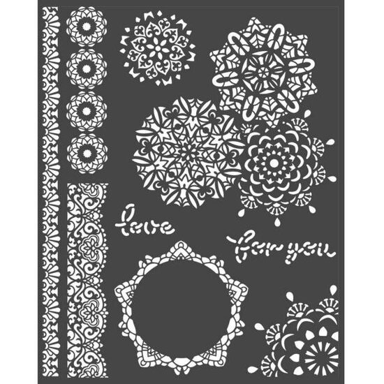 KSTD068 - Sablon 20x25x0.2mm gosime - Stamperia