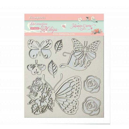 SCB38 - Figurine din carton de 1mm - 9.5x9.5 - Stamperia
