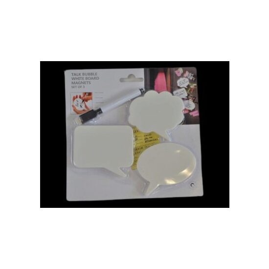700025 Set 3 magneti notes din plastic pentru frigider + marker - ANT-CH