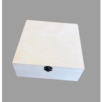 9C - Cutie ceai 9 compartimente , lemn - 23 X 23 x 9 cm - RIL.