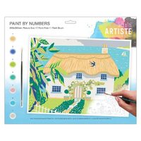 DOA-550700 - Set pictura pe numere - 39.5 x 29.5 cm - Country Cottage - Dp Craft