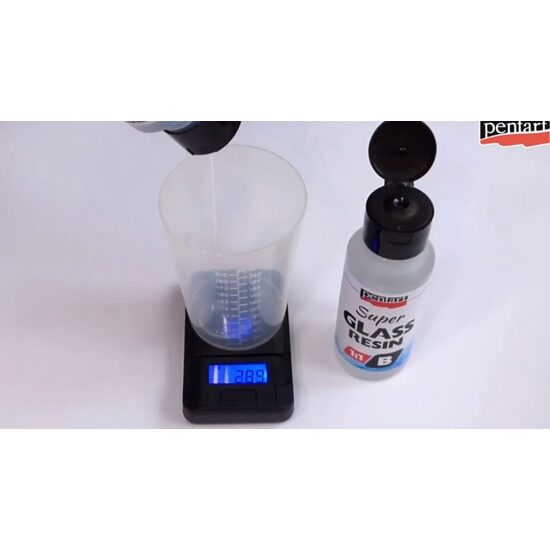 Pahar gradat din plastic pentru rasina, 250ml - Pentart