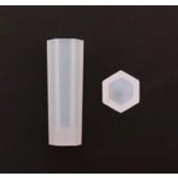 38174 Matrita, mulaj silicon transparent, tub hexagon 1.8x4.9cm - Pentart