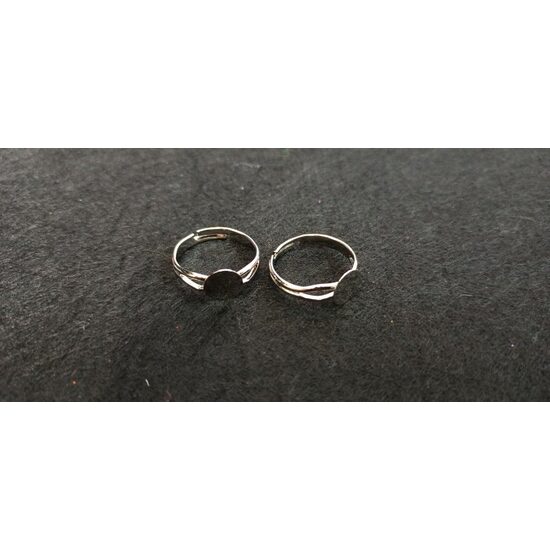 39589 Set 5 baze inel argintii, 0.8cm - Pentart
