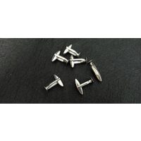 39590 Set 6 inchizatori metalice, 0.8x2.5cm - Pentart