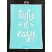 40129 Sablon autoadeziv din matase plasticata, 14.7x21cm - Pentart