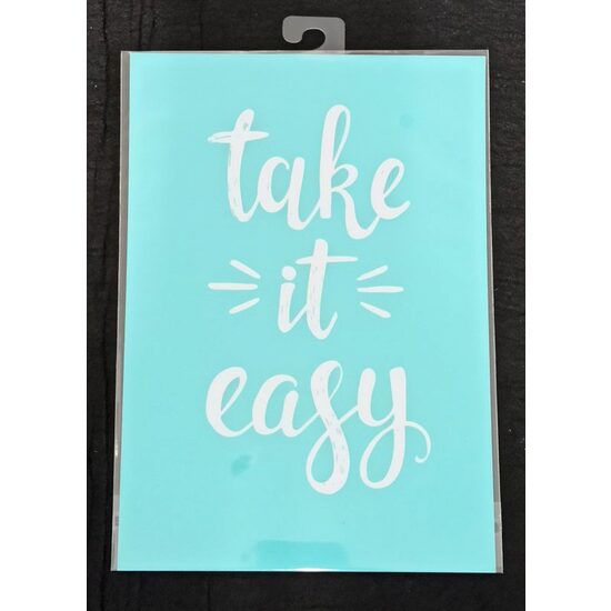 40129 Sablon autoadeziv din matase plasticata, 14.7x21cm - Pentart