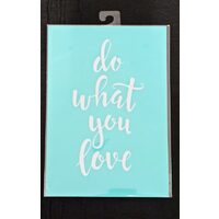 40132 Sablon autoadeziv din matase plasticata, 14.7x21cm - Pentart