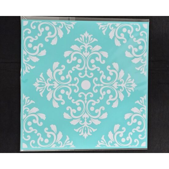 40133 Sablon autoadeziv din matase plasticata, 21.5x21.5cm - Pentart