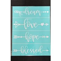 40139 Sablon autoadeziv din matase plasticata, 21.5x27.5cm - Pentart