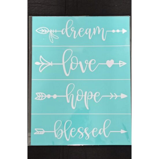 40139 Sablon autoadeziv din matase plasticata, 21.5x27.5cm - Pentart