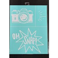 40141 Sablon autoadeziv din matase plasticata, 21.5x27.5cm - Pentart