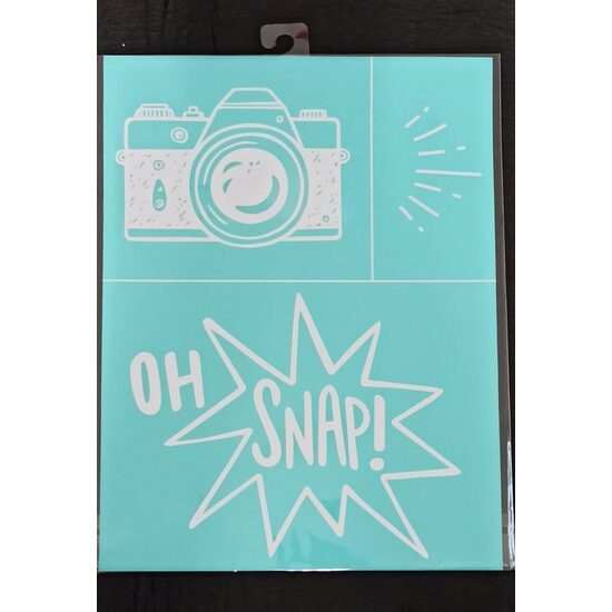 40141 Sablon autoadeziv din matase plasticata, 21.5x27.5cm - Pentart