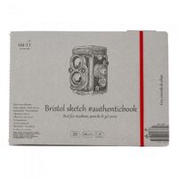 5EB-18ST Caiet de schite authenticbook Bristol 18 coli, 24,5 x 17,6 cm, 185gr - SM-LT