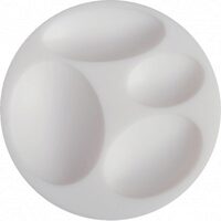 CE95120 - Matrita, mulaj silicon - oval - Cernit
