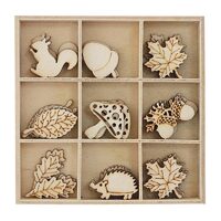 253030 Set 45 figurine lemn Toamna - Galeria Papieru