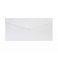280116 - Set 10 plicuri DL - alb diamant perlat - Galeria Papieru