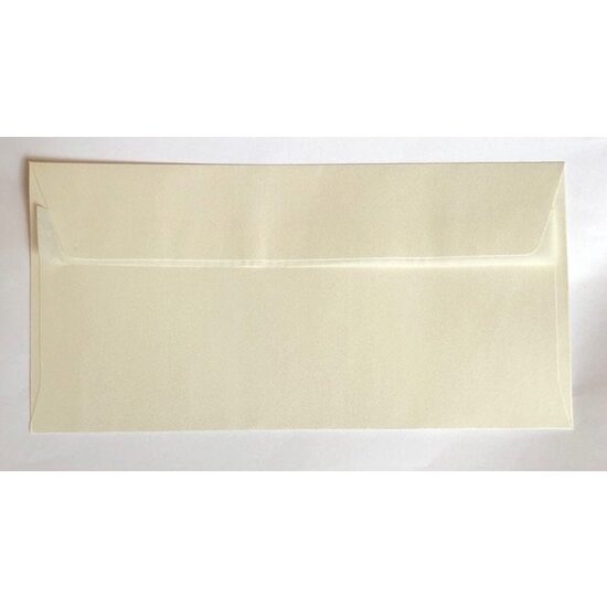 282201 - Set 10 plicuri DL - crem perlat - Galeria Papieru