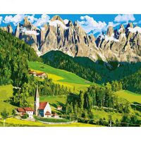GX21692 Set pictura pe numere House in the Alps - P-ART