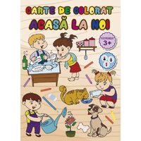 Carte de colorat - Acasa la noi - LIBR.