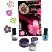 730560 - Set tattoo glitter - Flowers - Eulenspiegel