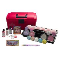 299562 - Set complet pentru pictura pe fata + mini valiza roz - Eulenspiegel