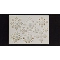 M93240 - Matrita, mulaj silicon - 9 ornamente - ANT-CH