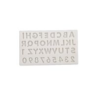 M93133 - Matrita, mulaj silicon - litere si cifre - ANT-CH