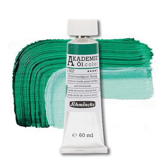 Ulei Akademie 60 ml - Schmincke, Chromium oxide green brilliant