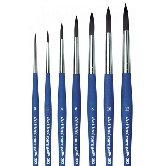 Pensule rotunde seria 393 FORTE BASIC - Da Vinci