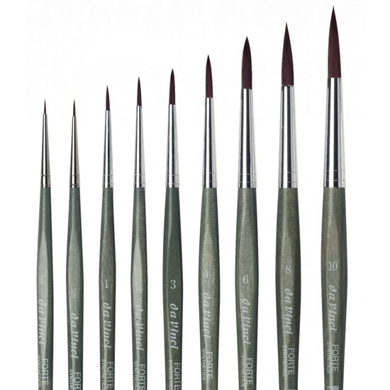 Pensule rotunde seria 363 FORTE SYNTHETICS - Da Vinci
