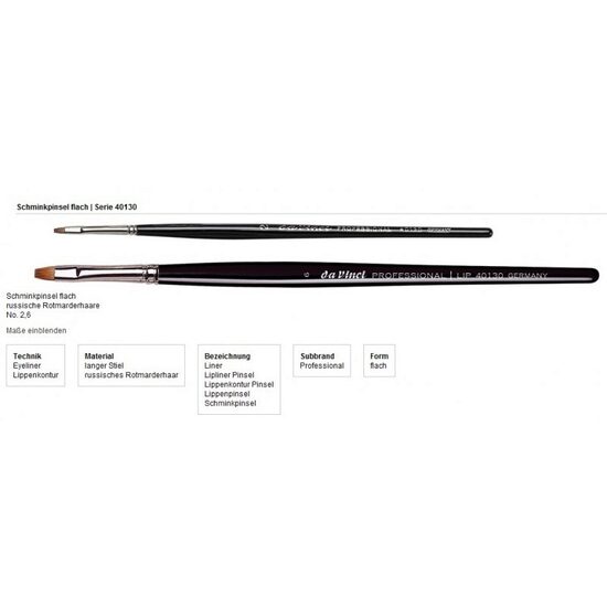 Pensule din par natural seria 40130 - Professional - Da Vinci