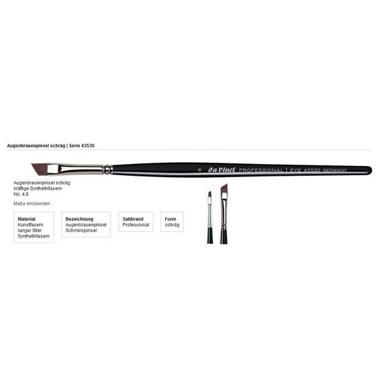 Pensule tesite pentru ochi 43530 - Professional - Da Vinci