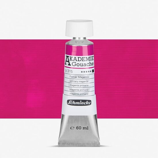 Tempera - Gouache Akademie 60 ml - Schmincke, Primary magenta